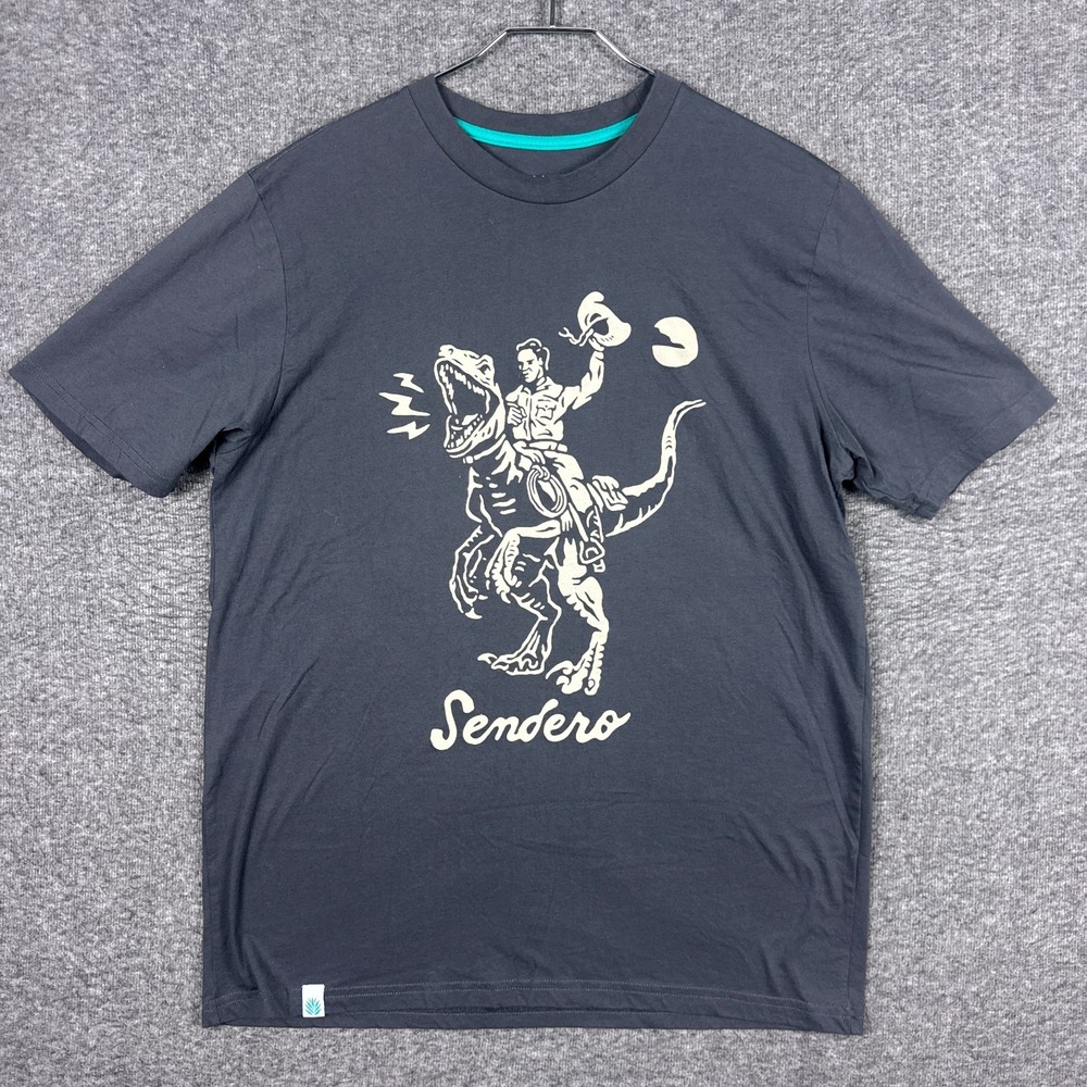 Sendero Provisions Shirt Mens Large Gray Velicowrangler Cowboy Western Tee